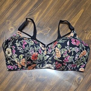 Torrid Black Floral Women's Bra